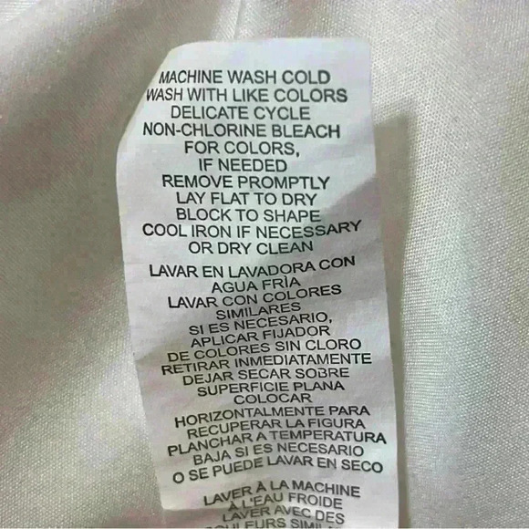 KENSIE TEXTURED FIT AND FLARE DRESS WHITE SMALL BEACH BOHO SUMMER VACATION - Picture 12 of 12